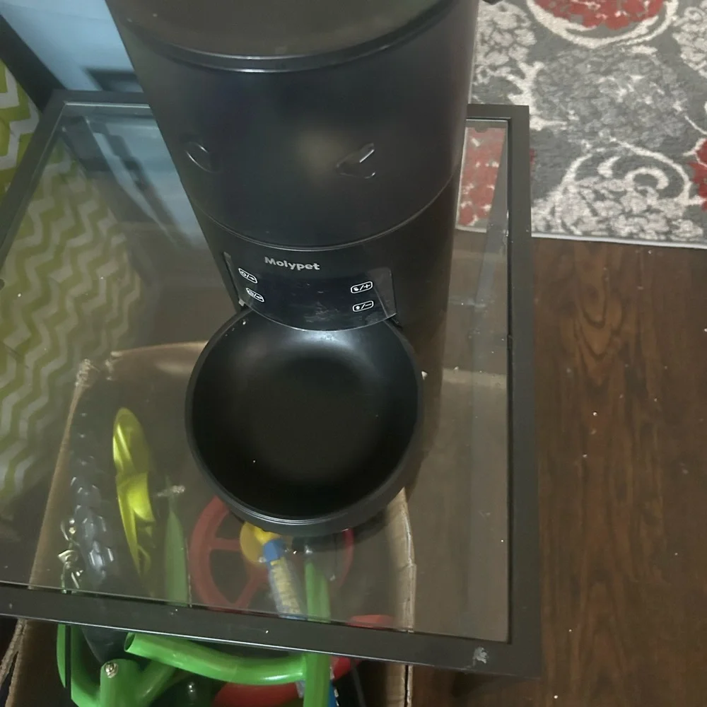 Black Automatic Pet Feeder